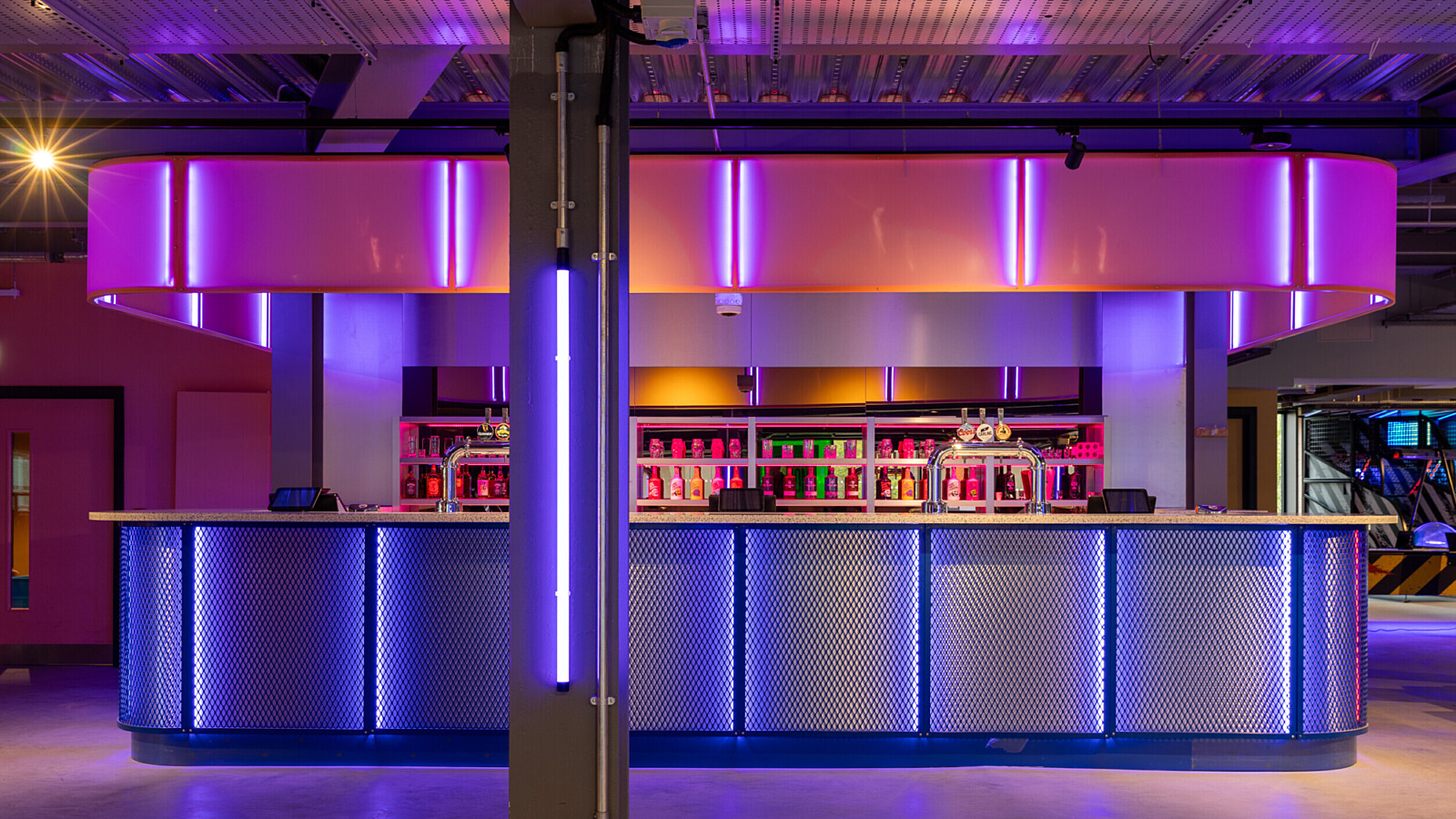 Edge Hill Student Union hero bar