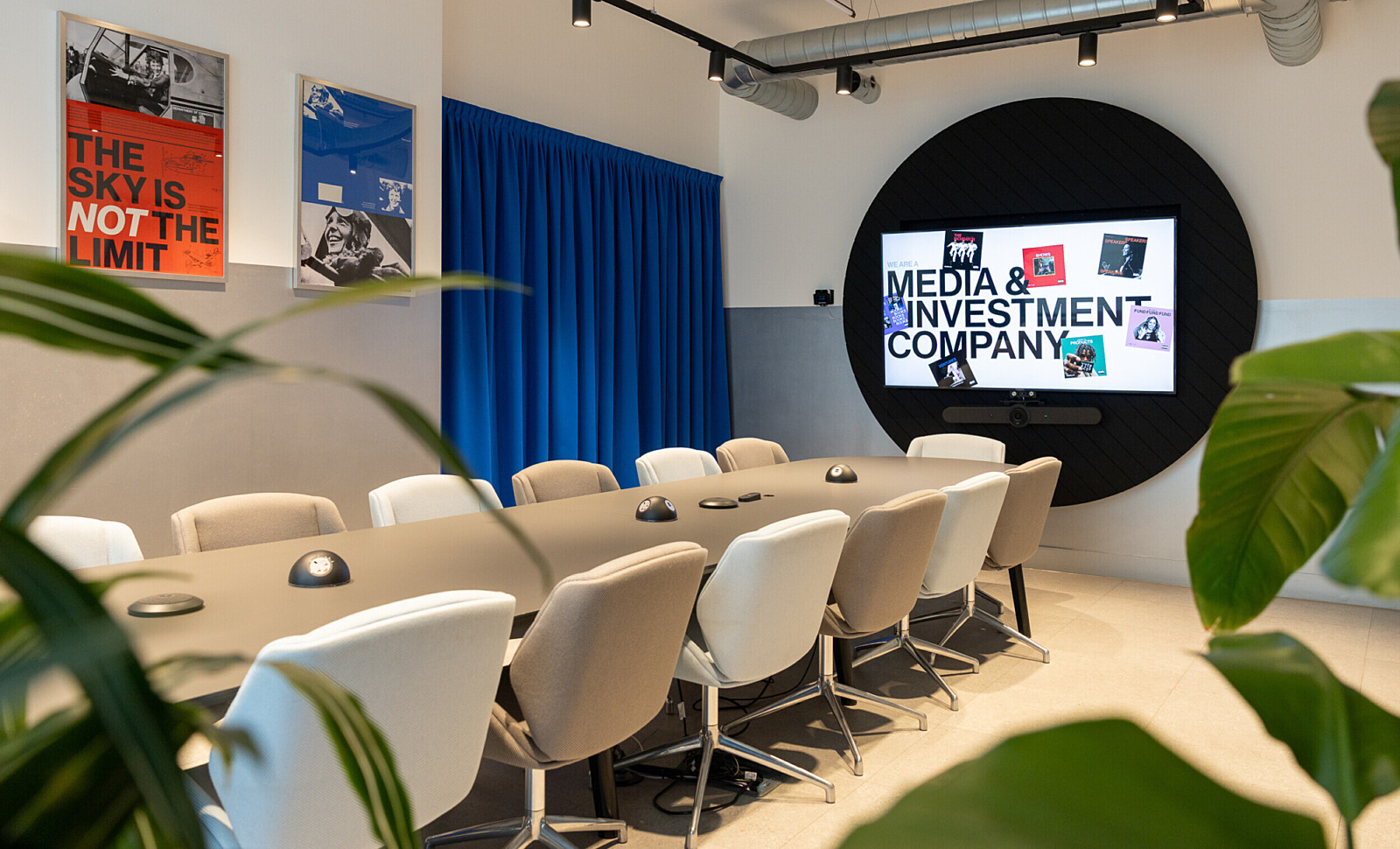 Board room in FLight Story HQ