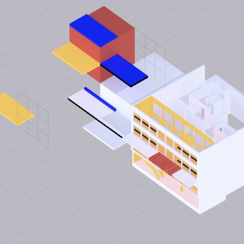 axonometric drawing of northstar
