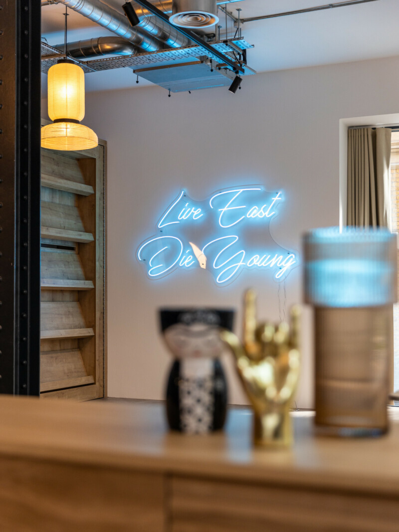 Interior design dressing accessories at Runway East Shoreditch