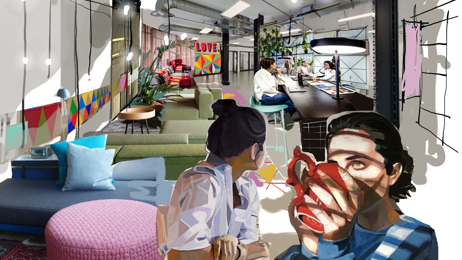 Sheila Bird Concept Sketch Design