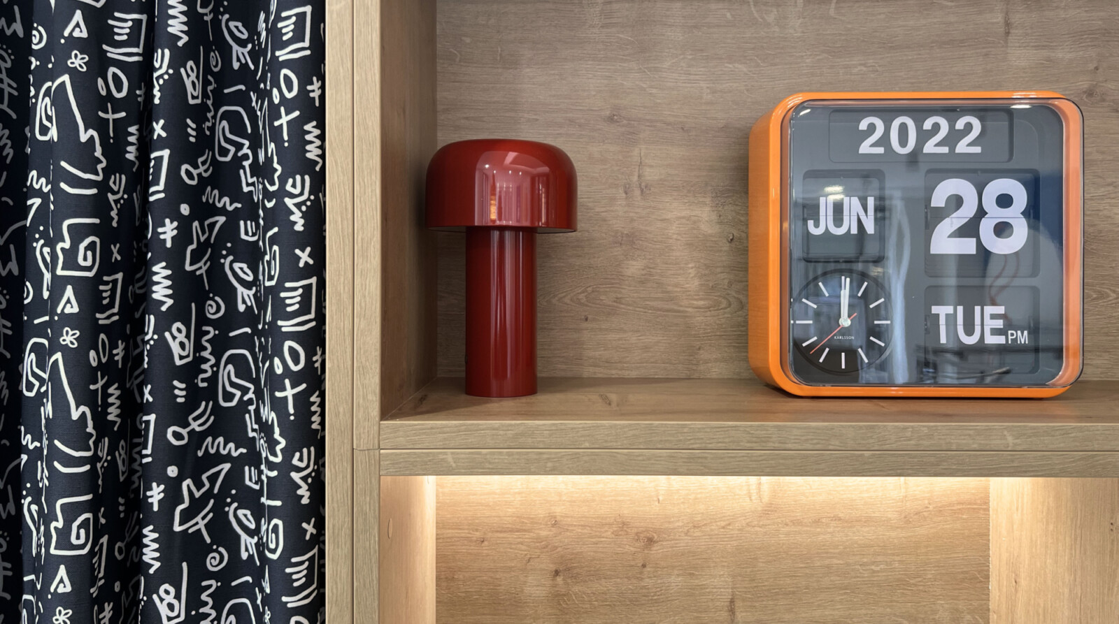 Shelf accessories, interior design dressing at Runway East Shoreditch