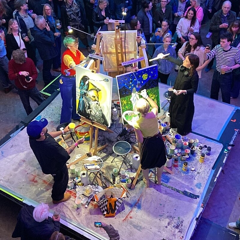 Art Battle, placemaking event at Stopford Park